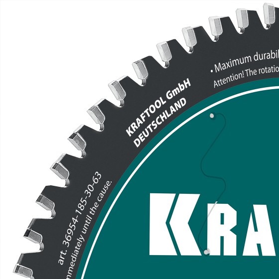 KRAFTOOL Metal Cut 185 х 30 мм, 63Т, диск пильный по металлу и стали (36954-185-30-63) KRAFTOOL Metal Cut 185 х 30 мм, 63Т, диск пильный по металлу и стали (36954-185-30-63)