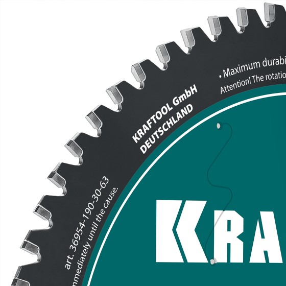 KRAFTOOL Metal Cut 190 х 30 мм, 63Т, диск пильный по металлу и стали (36954-190-30-63) KRAFTOOL Metal Cut 190 х 30 мм, 63Т, диск пильный по металлу и стали (36954-190-30-63)