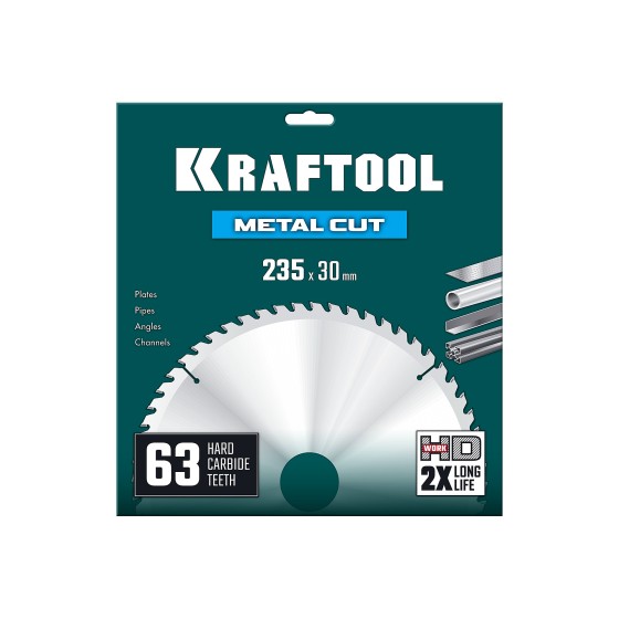KRAFTOOL Metal Cut 235 х 30 мм, 63Т, диск пильный по металлу и стали (36954-235-30-63) KRAFTOOL Metal Cut 235 х 30 мм, 63Т, диск пильный по металлу и стали (36954-235-30-63)