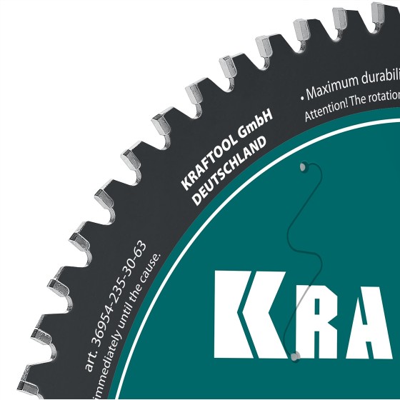 KRAFTOOL Metal Cut 235 х 30 мм, 63Т, диск пильный по металлу и стали (36954-235-30-63) KRAFTOOL Metal Cut 235 х 30 мм, 63Т, диск пильный по металлу и стали (36954-235-30-63)