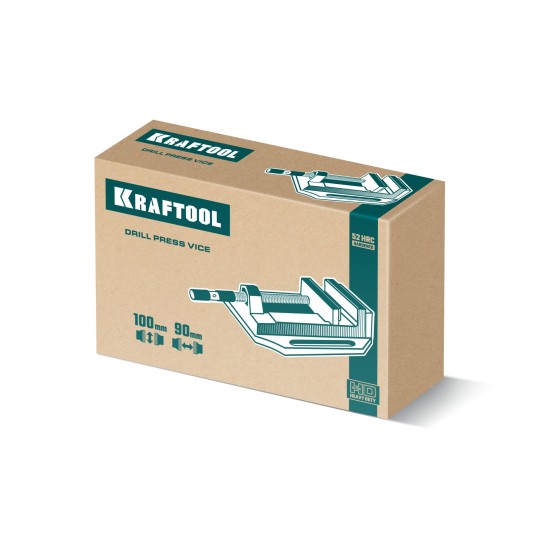 KRAFTOOL DPV-100, 100 мм, станочные сверлильные тиски (32722-100) KRAFTOOL DPV-100, 100 мм, станочные сверлильные тиски (32722-100)