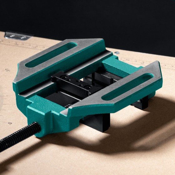 KRAFTOOL DPV-100, 100 мм, станочные сверлильные тиски (32722-100)