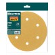 KRAFTOOL Giraffe GOLD-6 225 мм, Р120, шлифовальный круг на липучке, 6 отв. (35652-120) KRAFTOOL Giraffe GOLD-6 225 мм, Р120, шлифовальный круг на липучке, 6 отв. (35652-120)