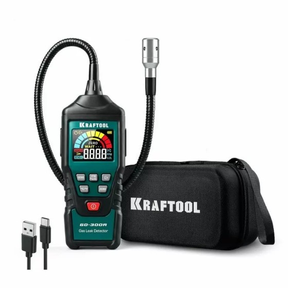 KRAFTOOL GD-300R аккумуляторный цифровой газоанализатор (45800) KRAFTOOL GD-300R аккумуляторный цифровой газоанализатор (45800)