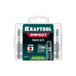 KRAFTOOL Impact TX 20, 50 мм, 10 шт, ударные биты (26195-20-50-S10) KRAFTOOL Impact TX 20, 50 мм, 10 шт, ударные биты (26195-20-50-S10)