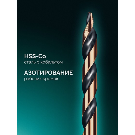 KRAFTOOL STEP POINT, 19 шт, набор сверл по металлу для винтовёртов и шуруповертов IMPACT READY (29653-H19) KRAFTOOL STEP POINT, 19 шт, набор сверл по металлу для винтовёртов и шуруповертов IMPACT READY (29653-H19)