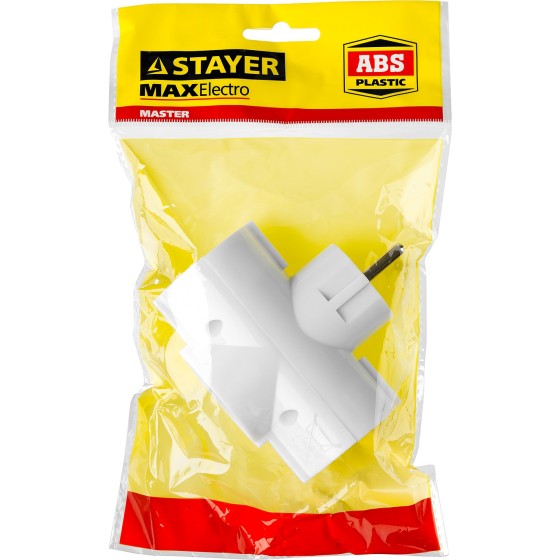 STAYER MAXElectro, 3 гнезда, сетевой разветвитель (55093-3) STAYER MAXElectro, 3 гнезда, сетевой разветвитель (55093-3)