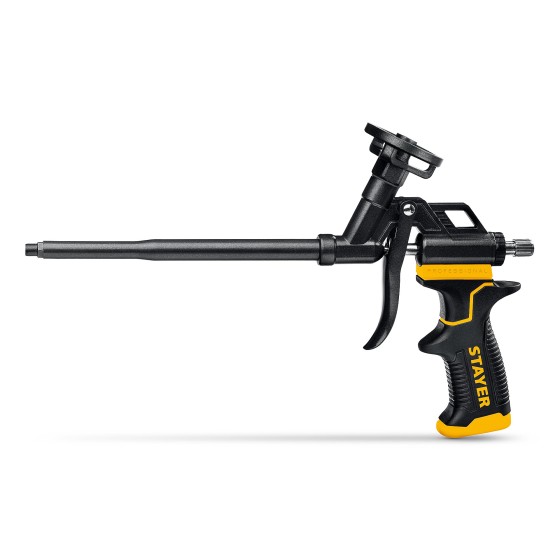 STAYER BLACK PRO, тефлоновый пистолет для монтажной пены (06862) STAYER BLACK PRO, тефлоновый пистолет для монтажной пены (06862)
