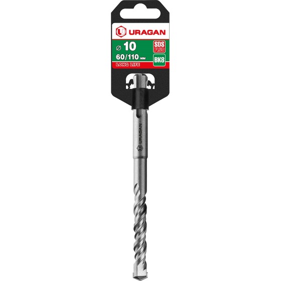 URAGAN 10 х 110 мм, SDS-plus бур (29311-110-10) URAGAN 10 х 110 мм, SDS-plus бур (29311-110-10)