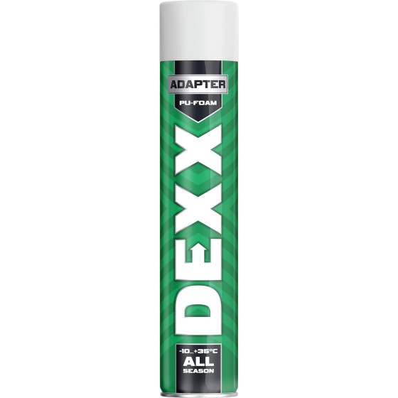 DEXX ADAPTER, 750 мл, адаптерная, выход до 25 л, монтажная пена (41123) DEXX ADAPTER, 750 мл, адаптерная, выход до 25 л, монтажная пена (41123)