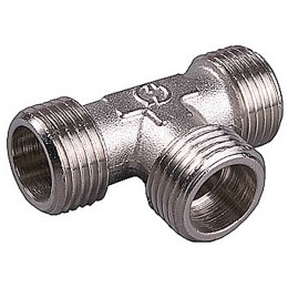 GENERAL FITTINGS наружная резьба 1/2″, никель, тройник (51051-1/2)
