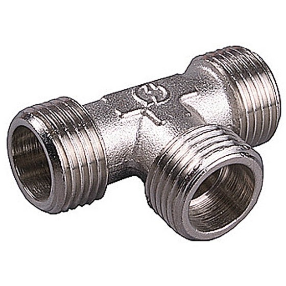 GENERAL FITTINGS наружная резьба 1/2″, никель, тройник (51051-1/2) GENERAL FITTINGS наружная резьба 1/2″, никель, тройник (51051-1/2)