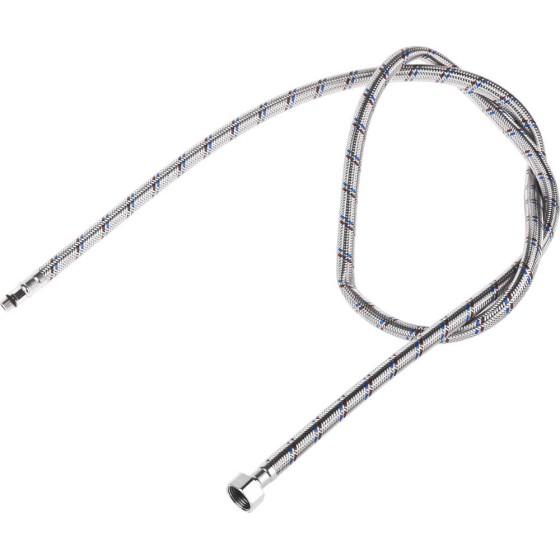 STAYER 1/2″, 1.5 м, гайка-штуцер, гибкая подводка с укороченным штуцером для смесителей, Professional (51016-150) STAYER 1/2″, 1.5 м, гайка-штуцер, гибкая подводка с укороченным штуцером для смесителей, Professional (51016-150)