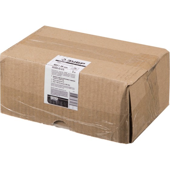 ЗУБР ГОСТ 7798-70, кл. пр. 5.8, M5 х 16 мм, цинк, 5 кг, болт (303080-05-016)