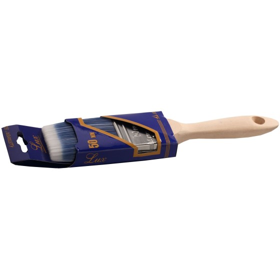 STAYER AQUA-LUX, 63 мм, 2.5″, искусственная щетина, деревянная ручка, для воднодисперсионных и акриловых ЛКМ, плоская кисть (01055-063)