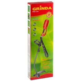 Триммер GRINDA, верхнее расположение двигателя, разъемная шланга, леска d=2.0 мм, 800 Вт, 7500 об/мин Триммер GRINDA, верхнее расположение двигателя, разъемная шланга, леска d=2.0 мм, 800 Вт, 7500 об/мин