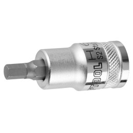 Торцовая бита-головка KRAFTOOL ″INDUSTRIE QUALITAT″, материал S2, HEX, сатинированная, 1/2″, H6 Торцовая бита-головка KRAFTOOL ″INDUSTRIE QUALITAT″, материал S2, HEX, сатинированная, 1/2″, H6