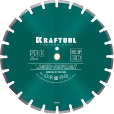 KRAFTOOL LASER-ASPHALT 500 мм (25.4/20 мм, 10х4.5 мм), алмазный диск (36687-500)