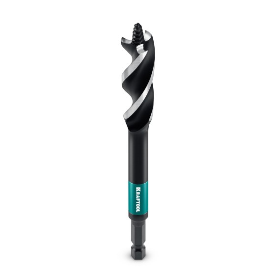 KRAFTOOL 3-Wave d16 мм, трехзаходное сверло по дереву с резьбовым центрующим острием (29513-16) KRAFTOOL 3-Wave d16 мм, трехзаходное сверло по дереву с резьбовым центрующим острием (29513-16)