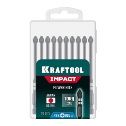 KRAFTOOL Impact PZ 2, 100 мм, 10 шт, ударные биты (26193-2-100-S10) KRAFTOOL Impact PZ 2, 100 мм, 10 шт, ударные биты (26193-2-100-S10)