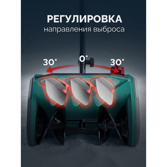 ЗУБР 20В, 33 см, 1 АКБ LMS (4 А·ч), лопата аккумуляторная (снегоуборщик) (СЛА-33-41) ЗУБР 20В, 33 см, 1 АКБ LMS (4 А·ч), лопата аккумуляторная (снегоуборщик) (СЛА-33-41)