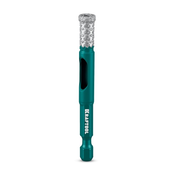 KRAFTOOL VS DIAMOND d 6, HEX 1/4″, Вакуумное алмазное трубчатое сверло по керамограниту (29891-06) KRAFTOOL VS DIAMOND d 6, HEX 1/4″, Вакуумное алмазное трубчатое сверло по керамограниту (29891-06)