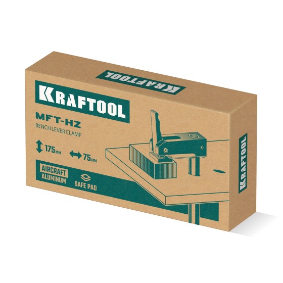 KRAFTOOL KRAFTFLEX MFT-HZ верстачный рычажный прижим (32809) KRAFTOOL KRAFTFLEX MFT-HZ верстачный рычажный прижим (32809)