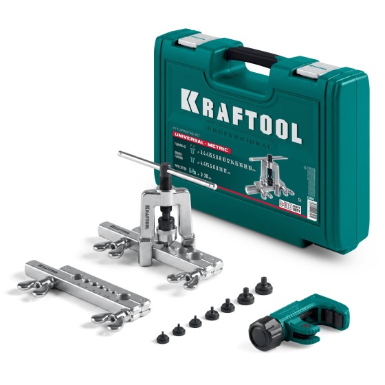 Набор для развальцовки и резки KRAFTOOL Universal-METRIC 4 - 18 мм Набор для развальцовки и резки KRAFTOOL Universal-METRIC 4 - 18 мм