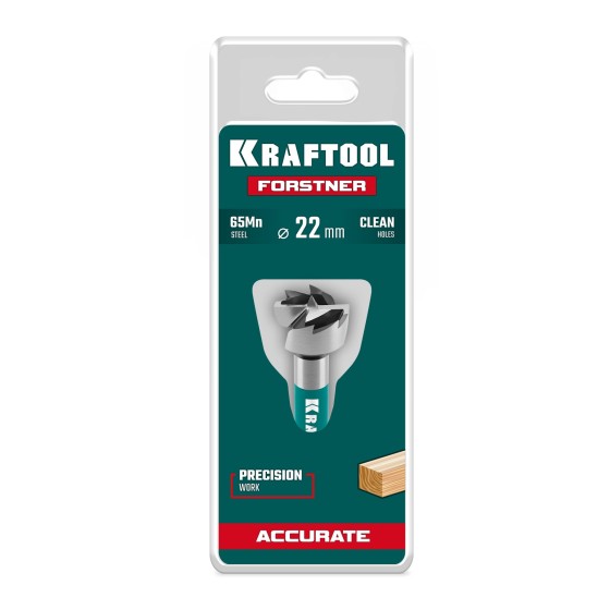 KRAFTOOL FORSTNER d 22 мм, cверло Форстнера (29950-22) KRAFTOOL FORSTNER d 22 мм, cверло Форстнера (29950-22)