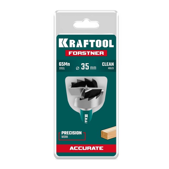 KRAFTOOL FORSTNER d 35 мм, cверло Форстнера (29950-35) KRAFTOOL FORSTNER d 35 мм, cверло Форстнера (29950-35)