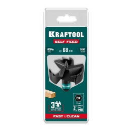 KRAFTOOL SELF FEED d 68 мм, cверло по дереву самоврезающееся (29951-68) KRAFTOOL SELF FEED d 68 мм, cверло по дереву самоврезающееся (29951-68)