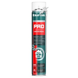 KRAFTOOL ADAPTER PRO, 750 мл, адаптерная, всесезонная, SVS, не залипающий клапан, выход до 45 л, монтажная пена (41173) KRAFTOOL ADAPTER PRO, 750 мл, адаптерная, всесезонная, SVS, не залипающий клапан, выход до 45 л, монтажная пена (41173)