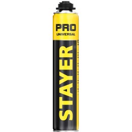 STAYER PRO, 750 мл, пистолетная, выход до 35 л, всесезонная, монтажная пена, Professional (41135) STAYER PRO, 750 мл, пистолетная, выход до 35 л, всесезонная, монтажная пена, Professional (41135)