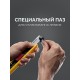 STAYER COBRA Black, 18 мм, нож из АБС пластика, автостоп (0913) STAYER COBRA Black, 18 мм, нож из АБС пластика, автостоп (0913)