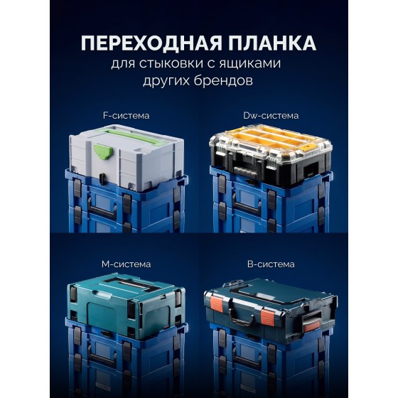 ЗУБР МОДУЛЬ-P, переходник на другие системы хранения, Профессионал (38170-P)