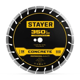 STAYER CONCRETE 350 мм, диск алмазный по бетону и камню, PROFESSIONAL (3668-350) STAYER CONCRETE 350 мм, диск алмазный по бетону и камню, PROFESSIONAL (3668-350)