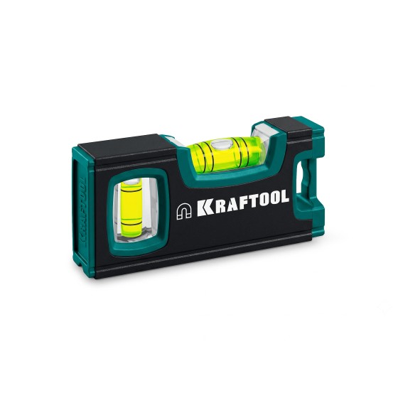 KRAFTOOL KOMPAKT-100, 100 мм, усиленный профиль, глазок из ударопрочного акрила, компактный магнитный уровень (34580) KRAFTOOL KOMPAKT-100, 100 мм, усиленный профиль, глазок из ударопрочного акрила, компактный магнитный уровень (34580)