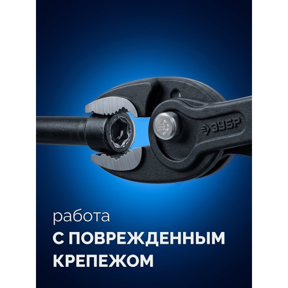 ЗУБР ЗАХВАТ-2, 200 мм, клещи захватные, Профессионал (22442-20)