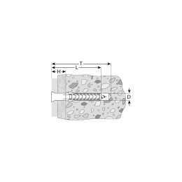ЗУБР 10 х 160 мм, нейлон/цинк, 50 шт, фасадный дюбель, Профессионал (4-301456-10-160)