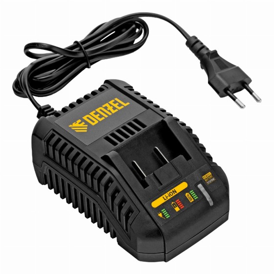 Дрель-шуруповерт аккумуляторная ударная CID-18-02BM, Li-Ion, 18 В, 2 акк. Denzel 26135 Дрель-шуруповерт аккумуляторная ударная CID-18-02BM, Li-Ion, 18 В, 2 акк. Denzel 26135