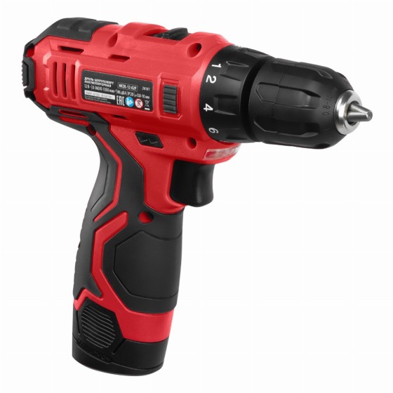 Дрель-шуруповерт аккумуляторная MCDL-12-02P, Li-Ion, 12 В, 2 акк. MTX 26181 Дрель-шуруповерт аккумуляторная MCDL-12-02P, Li-Ion, 12 В, 2 акк. MTX 26181