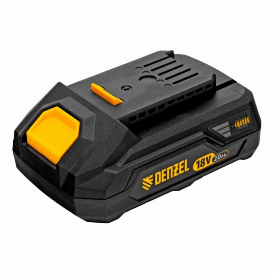 Дрель-шуруповерт аккумуляторная ударная CID-18-02BM, Li-Ion, 18 В, 2 акк. Denzel 26135 Дрель-шуруповерт аккумуляторная ударная CID-18-02BM, Li-Ion, 18 В, 2 акк. Denzel 26135