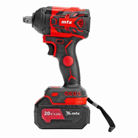Гайковерт ударный аккумуляторный бесщет. CIWU-BL-20-600, Li-Ion, 20 В MTX 26585 Гайковерт ударный аккумуляторный бесщет. CIWU-BL-20-600, Li-Ion, 20 В MTX 26585