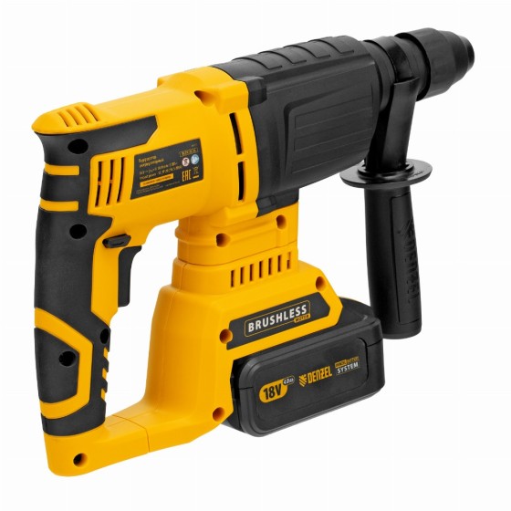 Перфоратор аккумуляторный BLRH-IB-26 Li-Ion, 18 В Denzel 26701