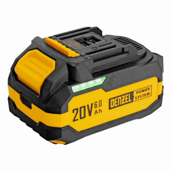 Батарея аккумуляторная BH-20-6.0, Li-Ion, USB, 20 В, 6,0 Ач// Denzel 28446 Батарея аккумуляторная BH-20-6.0, Li-Ion, USB, 20 В, 6,0 Ач// Denzel 28446