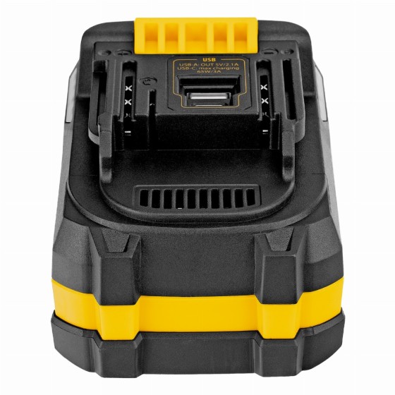 Батарея аккумуляторная BH-20-6.0, Li-Ion, USB, 20 В, 6,0 Ач// Denzel 28446 Батарея аккумуляторная BH-20-6.0, Li-Ion, USB, 20 В, 6,0 Ач// Denzel 28446