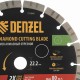 Диск алмазный отрезной DENZEL, ф230 х 22.2 мм, сегментный, сухой рез, HWD92, круг, 731040 731040