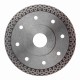 Диск алмазный, 115 х 22.2 мм, тонкий, сплошной (Jaguar) мокрая резка Gross 73052