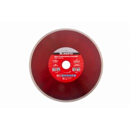 Диск алмазный, отрезной сплошной, 230 х 25.4 мм, мокрая резка Matrix Professional 73192