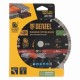 Диск алмазный отрезной DENZEL, ф230 х 22.2 мм, сегментный, сухой рез, HWD92, круг, 731040 731040